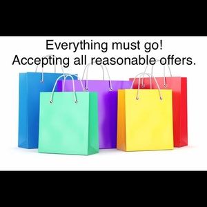 Moving sale! 🛍 Everything must go!! 🛍